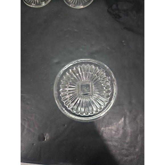 Hazel Atlas Gothic Sherbet Cups, Footed Peanut Butter Cups, Set of 4, Glass Dish - Picture 6 of 8